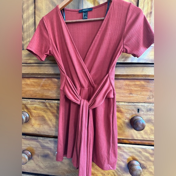 Forever 21 burnt orange romper size small - Picture 2 of 4